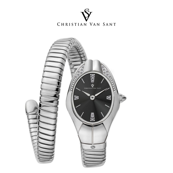 Christian Van Sant Women's Naga Black Dial Watch product image