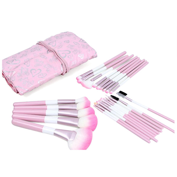 24-Piece Professional Makeup Brush Set with Carrying Case product image