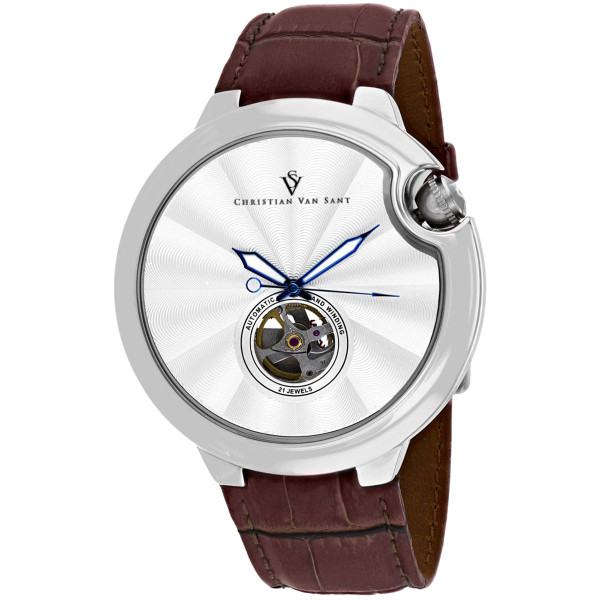 Christian Van Sant Men's Cyclone Automatic Silver Dial Watch product image