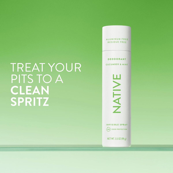 Native Cucumber and Mint Whole Body Deodorant Spray (2-Pack) product image