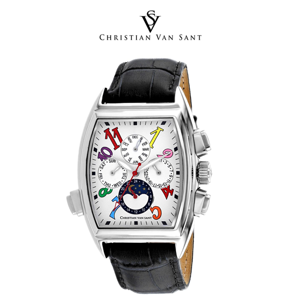 Christian Van Sant Men's Grandeur White Dial Watch product image