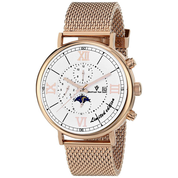 Christian Van Sant Men's Somptueuse LTD White Dial Watch product image