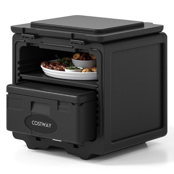 2-Tier Insulated Food Pan Carrier with Removable Tray  product image