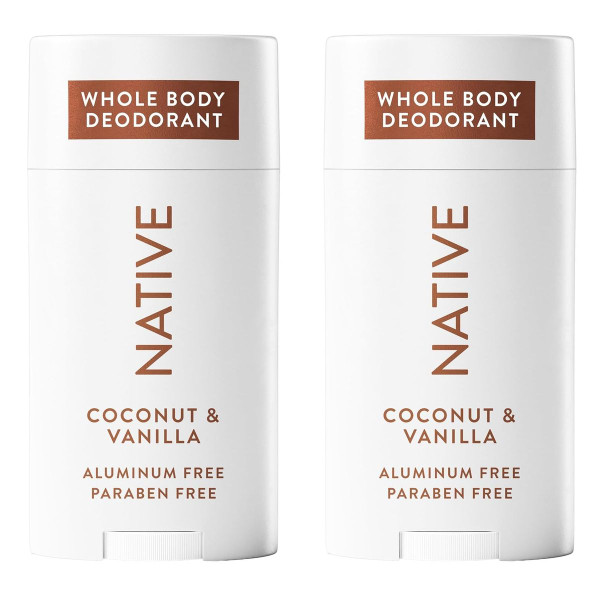 Native Coconut and Vanilla Whole Body Deodorant (2-Pack) product image