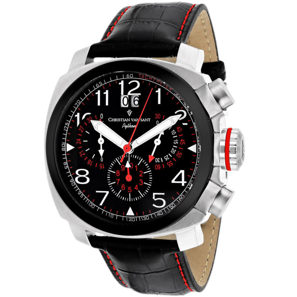 Christian Van Sant Men's Grand Python Black Dial Watch product image