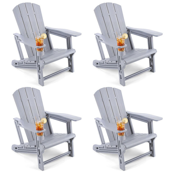Wood Grain Adirondack Chairs(1- to 4-Pack) product image