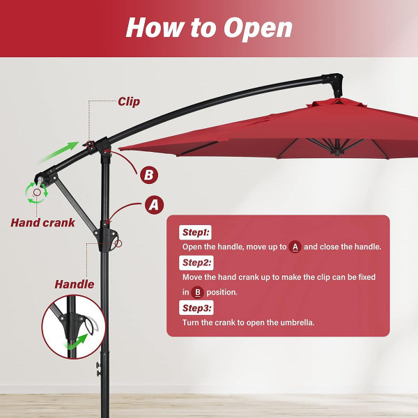 Offset Cantilever Patio Umbrella product image