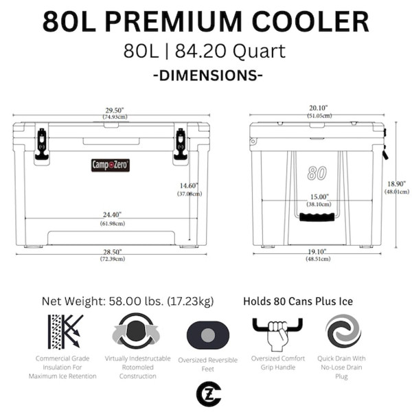 CAMP-ZERO Premium Cooler product image