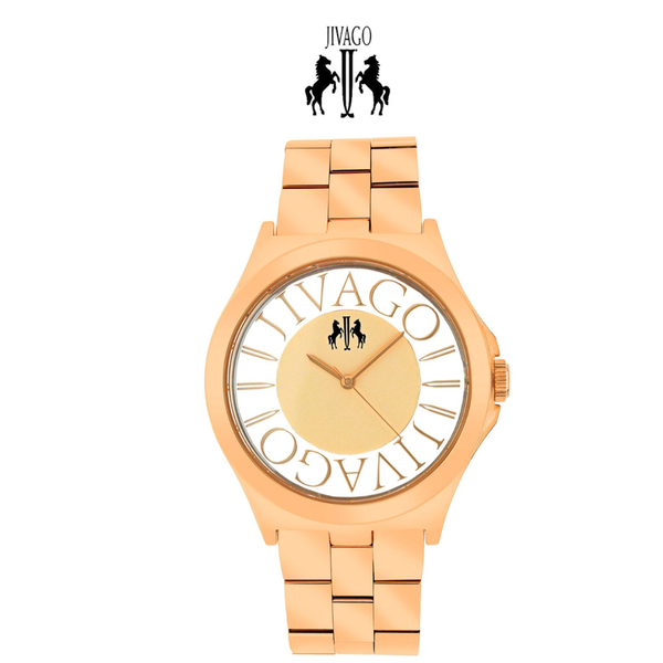 Jivago Women's Fun Rose Gold Dial Watch product image