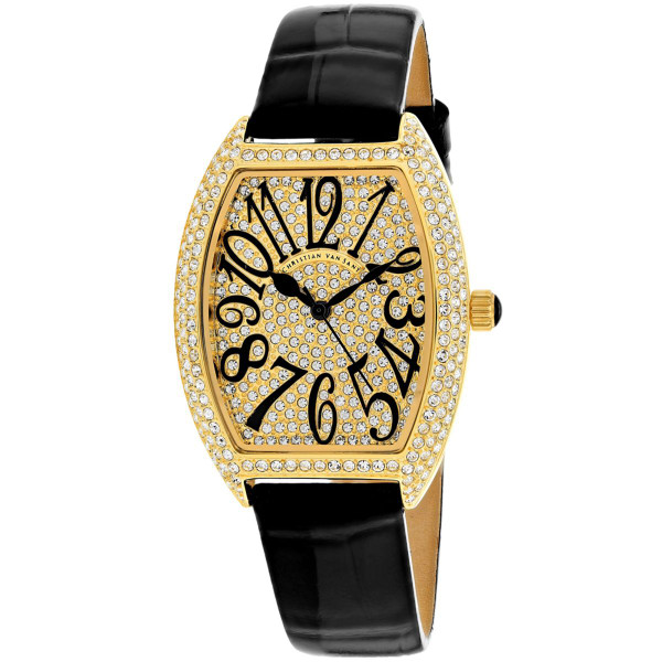 Christian Van Sant Women's Elegant Gold Tone Dial Watch product image