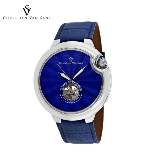 Christian Van Sant Men's Cyclone Automatic Blue Dial Watch product image