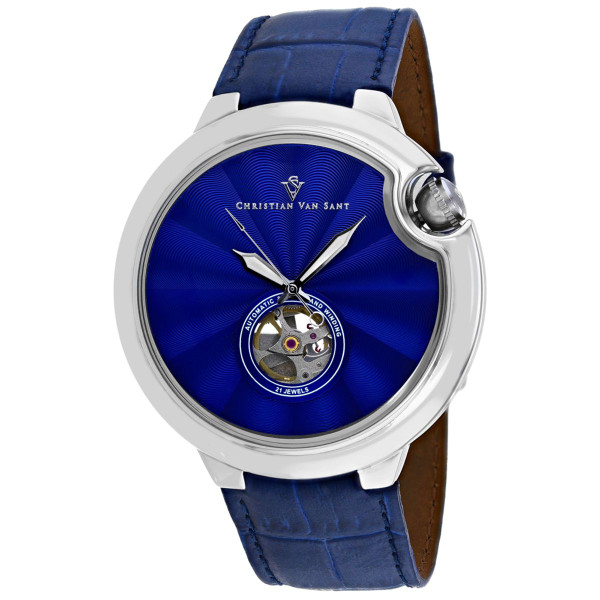 Christian Van Sant Men's Cyclone Automatic Blue Dial Watch product image