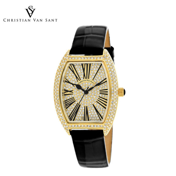 Christian Van Sant Women's Chic Gold Dial Watch product image