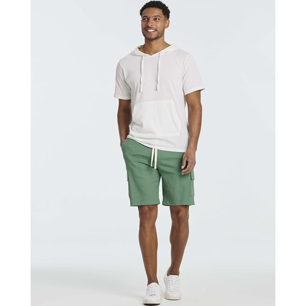 Men's Cotton Cargo Shorts With Drawstring (3-Pack) product image