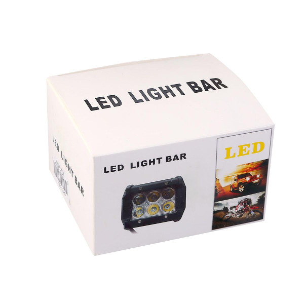 18W Dual Row LED Cube Spot Lights for Vehicles (4-Pack) product image