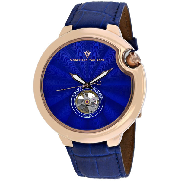 Christian Van Sant Men's Cyclone Automatic Blue Dial Watch product image