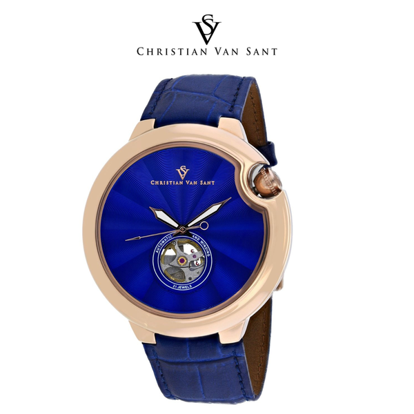 Christian Van Sant Men's Cyclone Automatic Blue Dial Watch product image