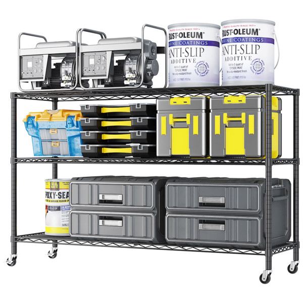 3-Tier Heavy Duty Wire Shelf Rack  product image