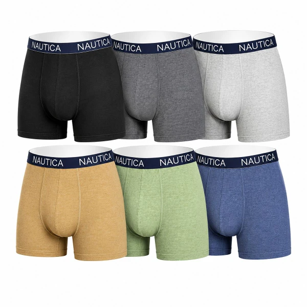 Nautica Men's Stretch Boxer Briefs (6-Pack) product image