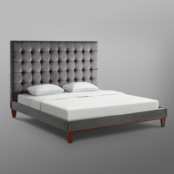 Bond Velvet Button Tufted Bedframe product image