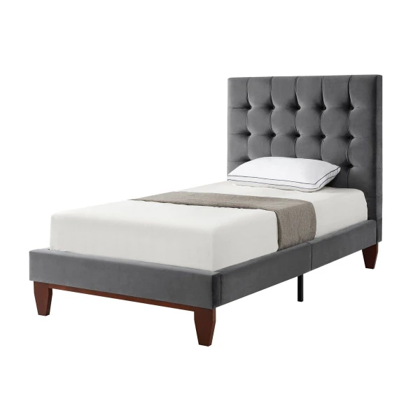 Bond Velvet Button Tufted Bedframe product image