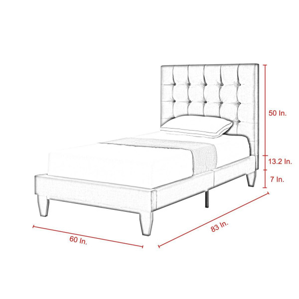 Bond Velvet Button Tufted Bedframe product image