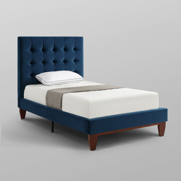 Bond Velvet Button Tufted Bedframe product image