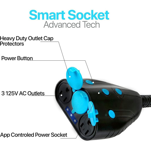 AlphaWorks Portable Retractable Extension Smart Cord Reel product image