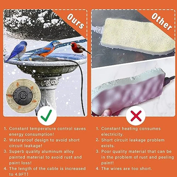 Cearktiy Bird Bath Heater  product image
