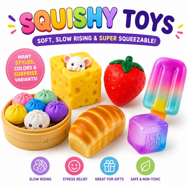 Mystery Slow Rising Squishy Fidget Toy (2-Pack) product image