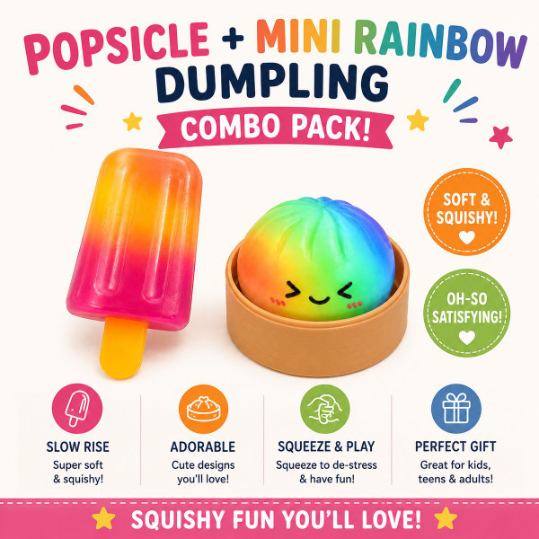 Mystery Slow Rising Squishy Fidget Toy (2-Pack) product image