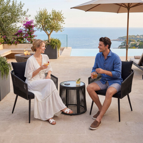 Rattan Conversation Furniture (3 Piece Set)  product image