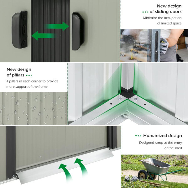  6 x 4 Ft Outdoor Storage Tool Shed  product image