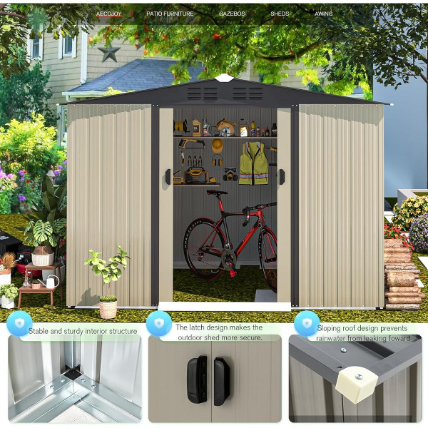 8 x 6 Ft Outdoor Storage Tool Shed  product image