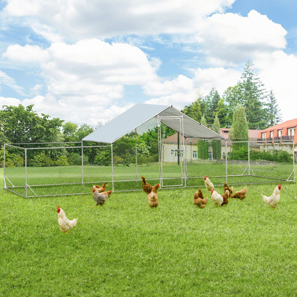 146 Sq.Ft Large Walk-in Chicken Coop Run product image