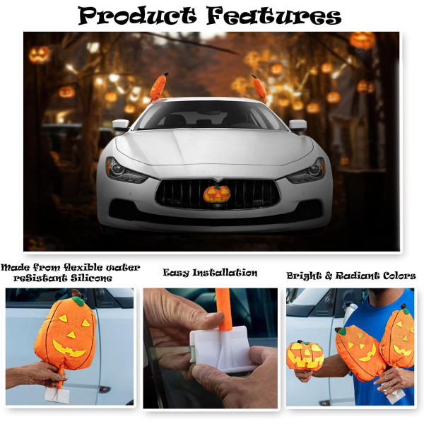Halloween Car Pumpkin Decor Kit  product image