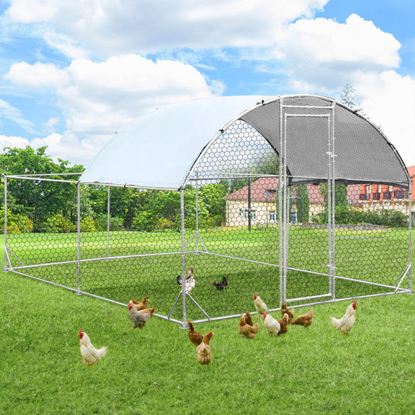 130 Sq.Ft. Large Dome Walk-in Chicken Cage product image