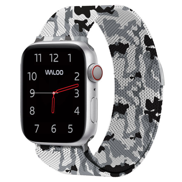 Waloo Camo Printed Magnetic Mesh Band For Apple Watch product image