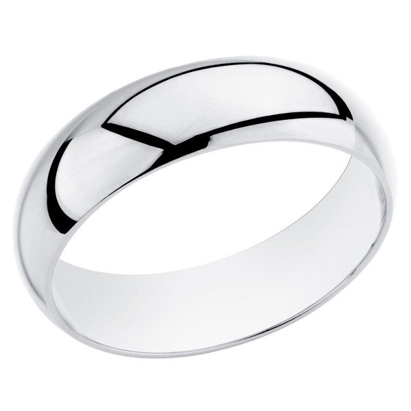 Men's Sterling Silver 8mm Comfort Fit Wedding Band Ring product image