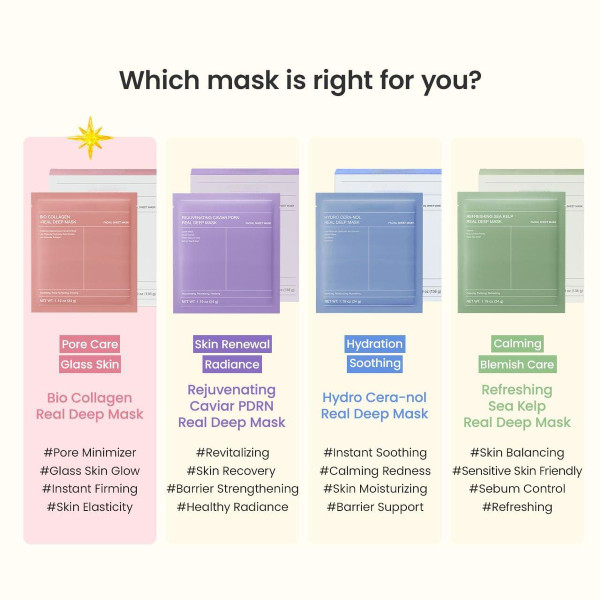 Bio Collagen Hydrogel Facial Mask (4-Pack) product image