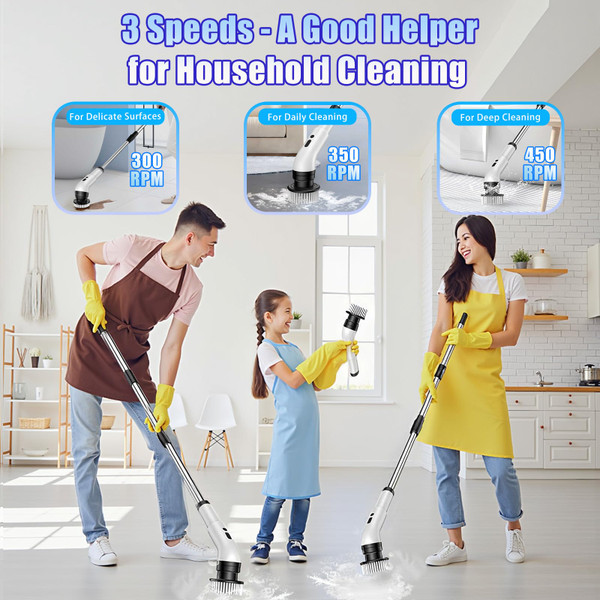 9 in 1 Electric Spin Scrubber product image