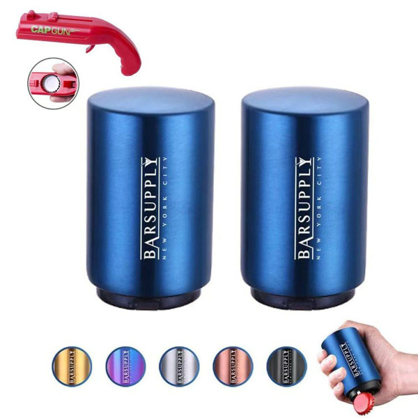 BARSUPPLY Push Down Automatic Magnetic Beer Bottle Opener (2-Pack) product image