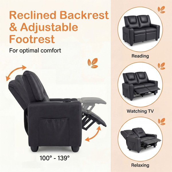 2-Seater Kids' Recliner Chair   product image