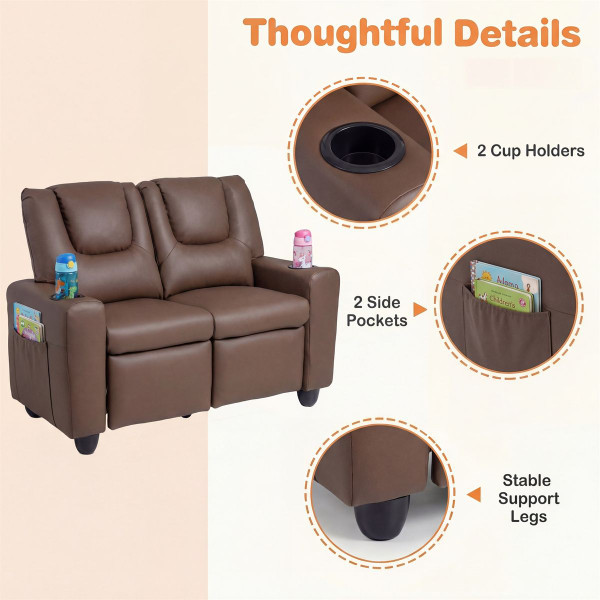 2-Seater Kids' Recliner Chair   product image