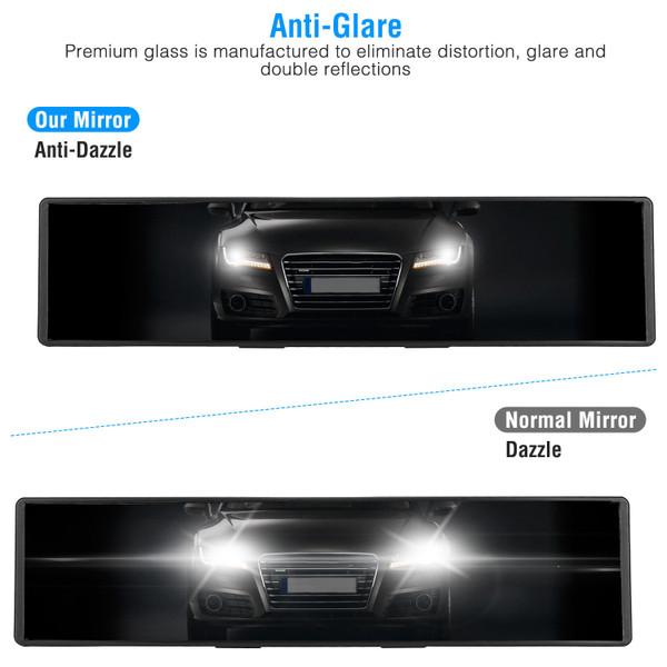 Clip-On Convex Rear View Car Mirror product image