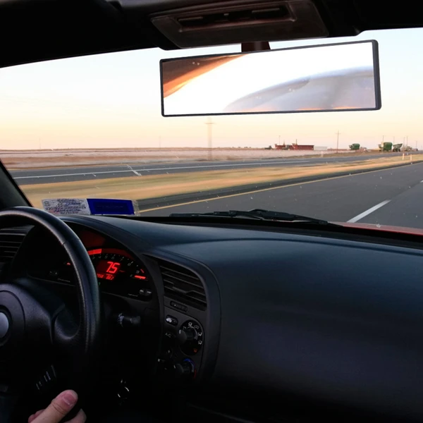 Clip-On Convex Rear View Car Mirror product image