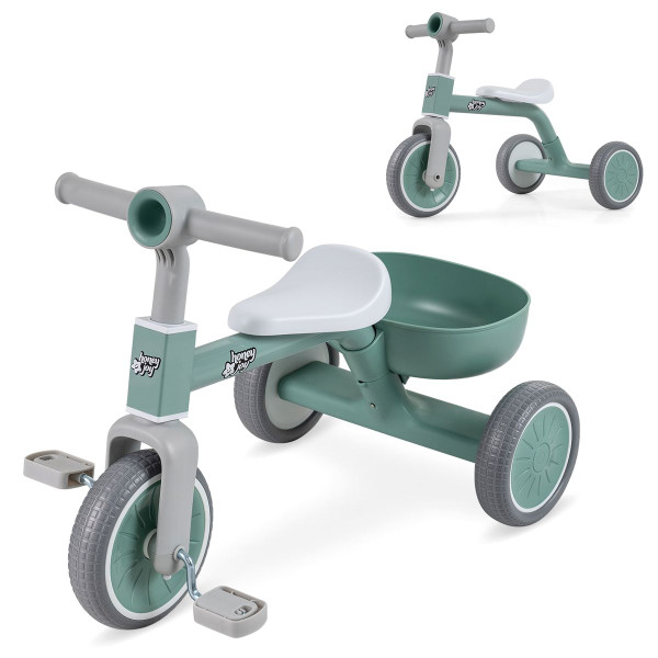 Honeyjoy 2-In-1 Kids' Auxiliary Tricycle product image