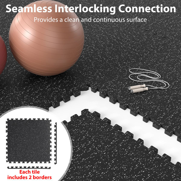 Rubber Top Exercise Mat (12 to 36 Pieces) product image
