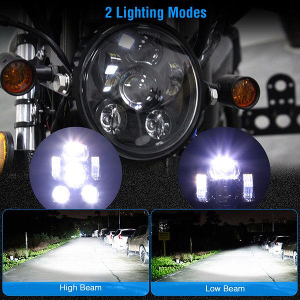 LED Projector Motorcycle Headlight product image
