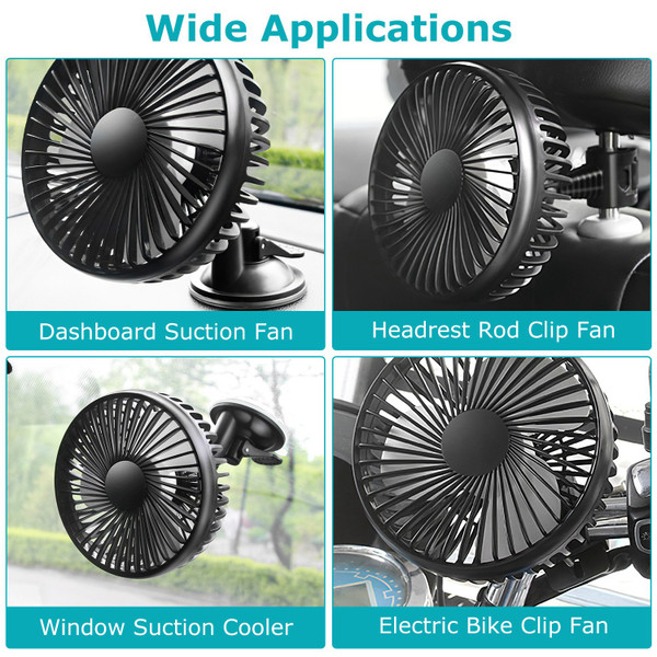 USB Portable Car Fan product image